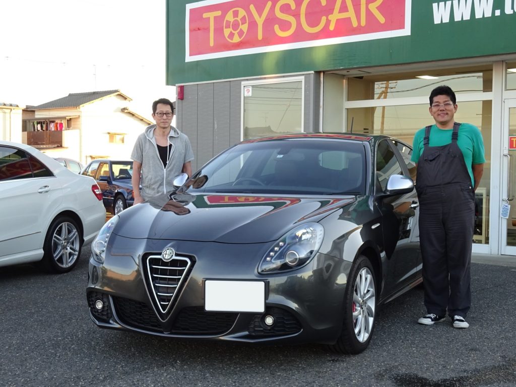 アルファロメオ ジュリエッタ御納車 新潟のお客様 新潟県の中古車屋 トイズカー