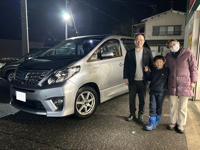 ■アルファード御納車/新潟のお客様■